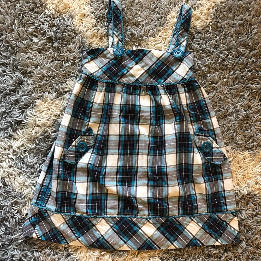 Plaid girls jumper size 6